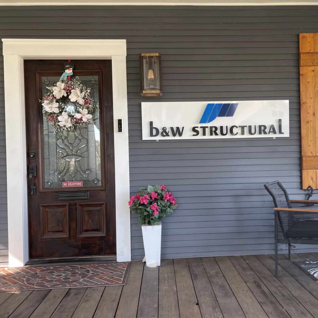 B&W Structural outdoor custom metal sign