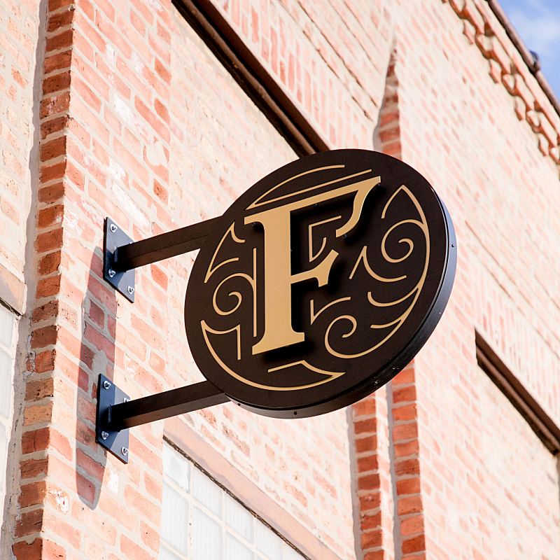 Fairlie custom logo sign