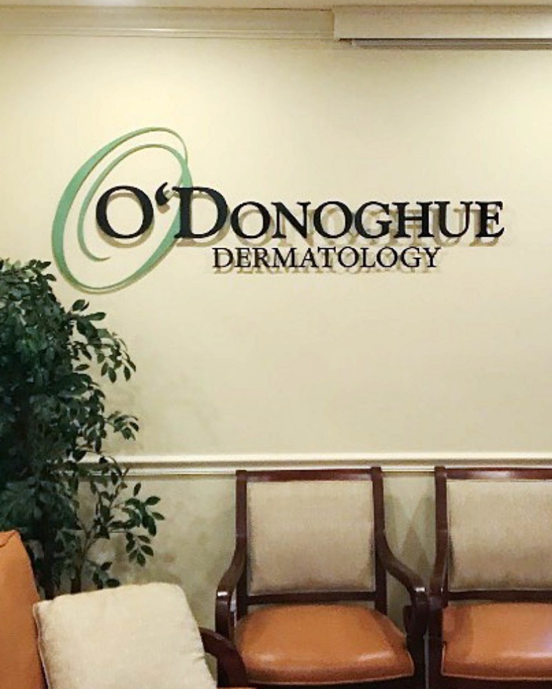 O Donoghue Dermatology hospital sign