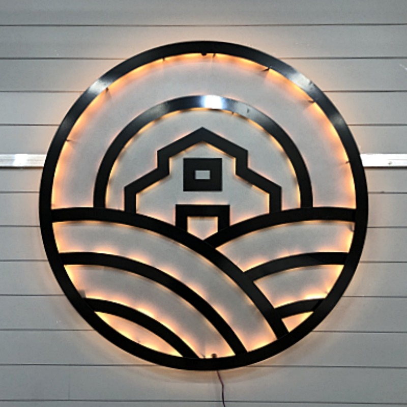 Pono Acres - Single Layer backlit sign