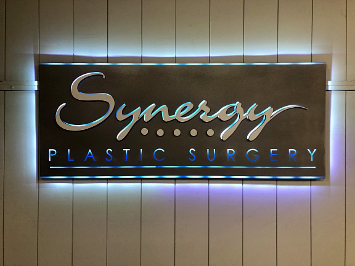 Synergy Plastic Surgery multi layer interior lit 