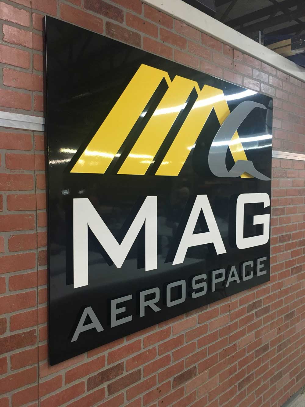 MAG Aerospace sign finished product