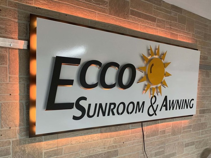 Ecco Sunroom and Awning Office Signs