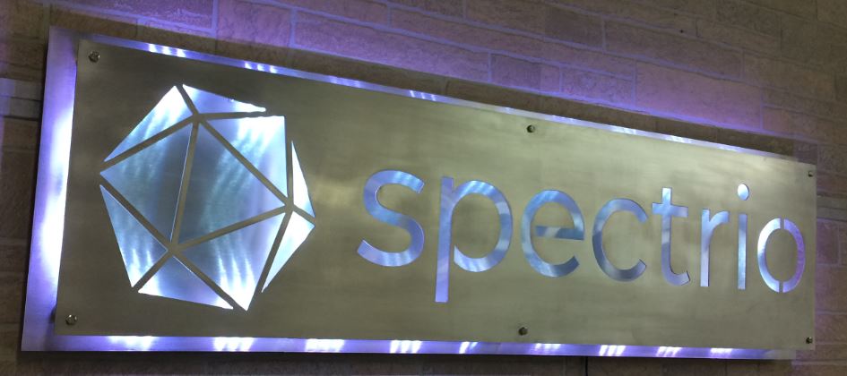 Spectrio Aluminum Sign