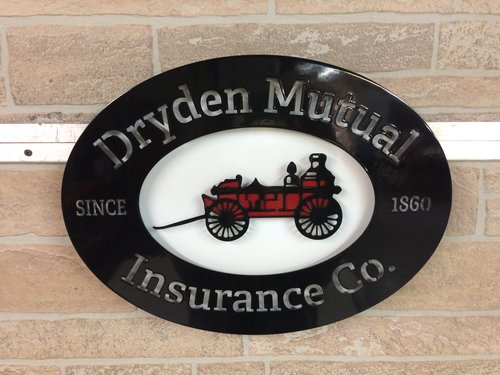 Dryden Mutual custom signage