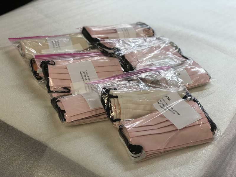 PPE orders packaged for shipping