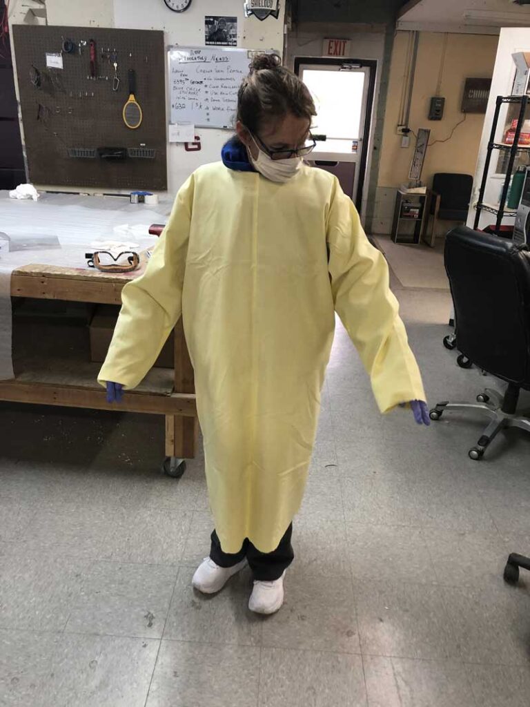 ShieldCo employee wearing PPE 1