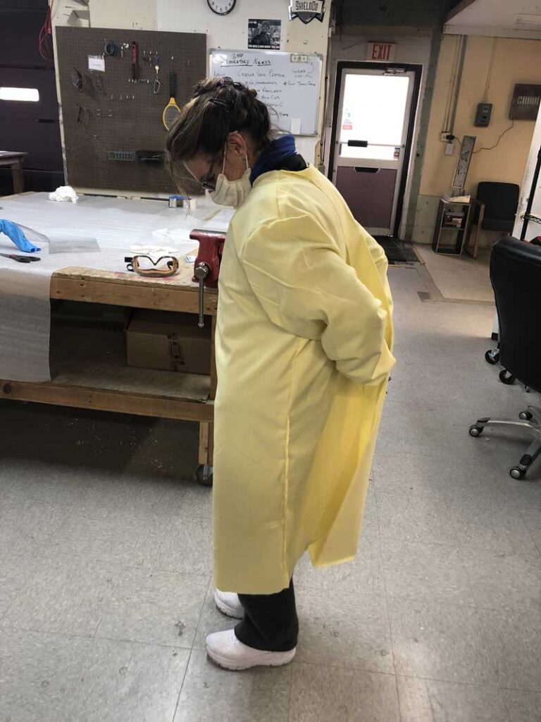 ShieldCo employee wearing PPE 1