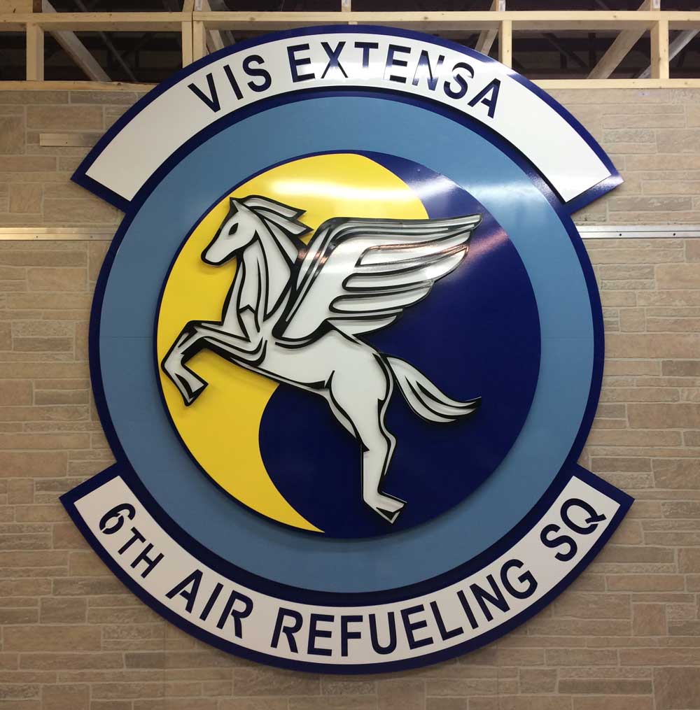 vis extensa custom made military sign