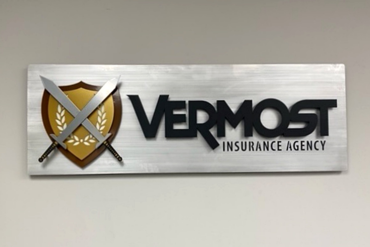 Vermost Probate custom 3d sign