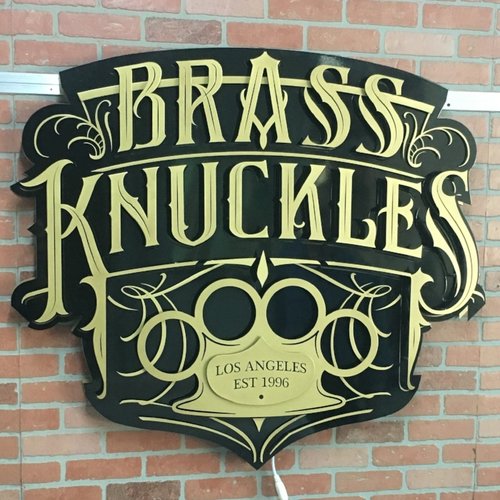 Layered PowderCoasted 3d metal sign