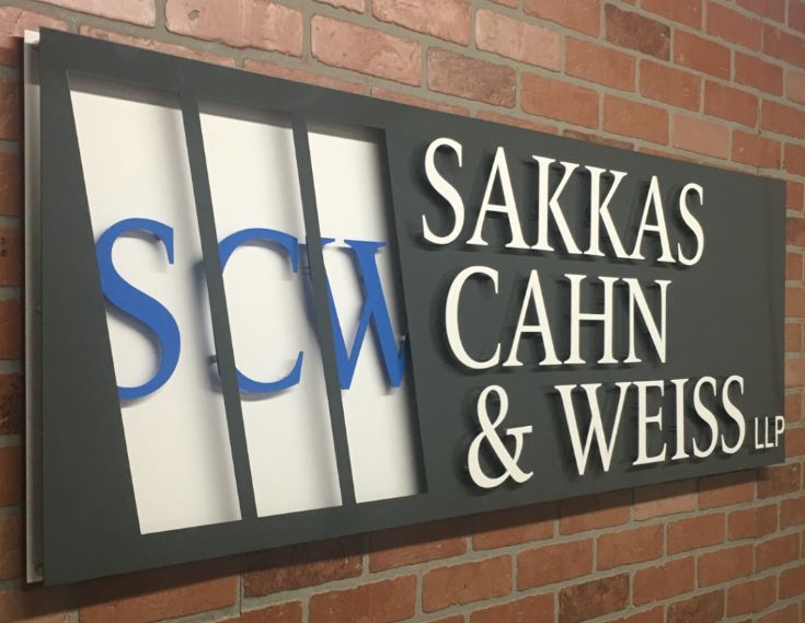 3D Metal signage lawyers