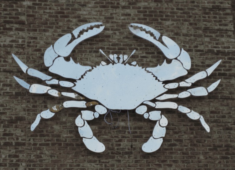 Custom Business Sign Crab