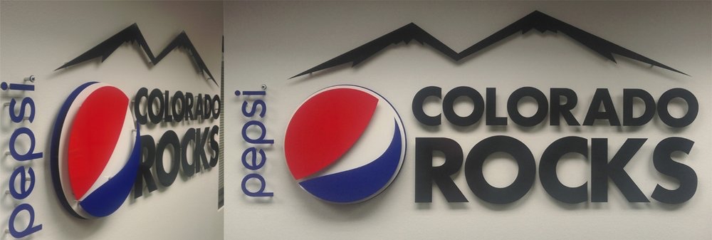Custom Corporate Metal Sign for Pepsi