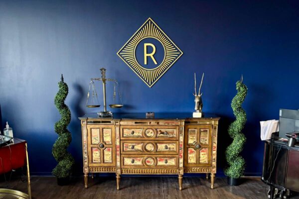 Roeser custom office lobby sign