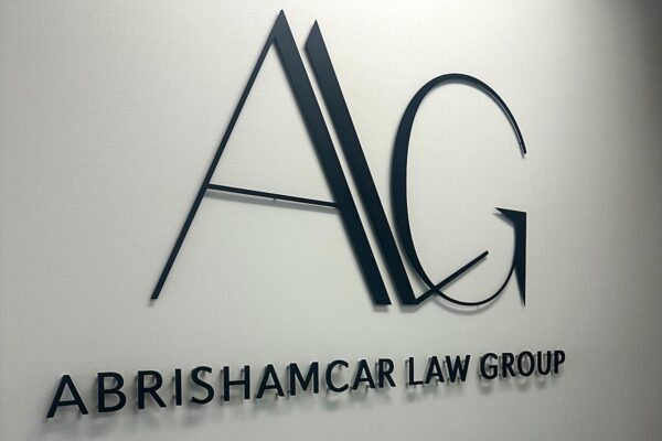 ALG custom lobby sign