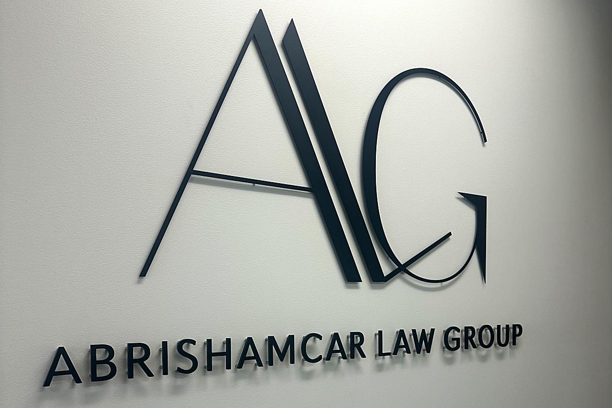 ALG custom lobby sign
